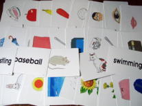 フラッシュカード　かな絵ちゃん　英語版